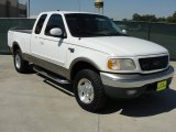2001 Oxford White Ford F150 Lariat SuperCab 4x4 #37777219