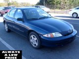 2001 Indigo Blue Metallic Chevrolet Cavalier LS Sedan #37776735