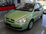 2008 Apple Green Hyundai Accent GS Coupe #37777591
