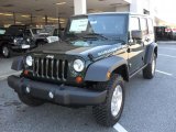 2011 Natural Green Pearl Jeep Wrangler Unlimited Rubicon 4x4 #37777637
