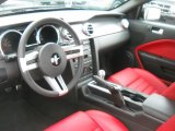 2008 Ford Mustang GT Premium Coupe Black/Red Interior
