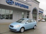 2006 Ice Blue Hyundai Accent GLS Sedan #37777106