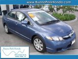 2009 Atomic Blue Metallic Honda Civic LX Sedan #37777158