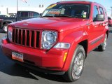 2008 Inferno Red Crystal Pearl Jeep Liberty Sport 4x4 #37777762