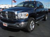 2008 Patriot Blue Pearl Dodge Ram 1500 Big Horn Edition Quad Cab 4x4 #37777763