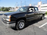 2004 Black Chevrolet Silverado 1500 LS Extended Cab 4x4 #37777460