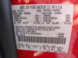 2002 F350 Super Duty Color Code for Red - Color Code: F1