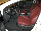 2011 Hyundai Sonata Limited Wine Interior