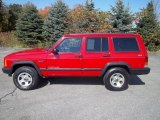 1997 Flame Red Jeep Cherokee Sport 4x4 #37839768