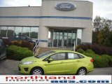 2011 Lime Squeeze Metallic Ford Fiesta SE Sedan #37776870