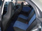 2007 Subaru Impreza WRX STi Blue Alcantara Interior