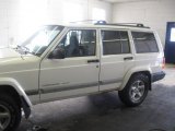 2001 Stone White Jeep Cherokee Sport 4x4 #37840005