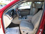 2011 Jeep Grand Cherokee Overland Dark Frost Beige/Light Frost Beige Interior