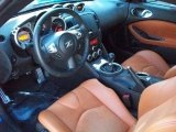 2009 Nissan 370Z Touring Coupe Persimmon Leather Interior