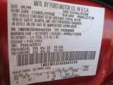 1999 Sable Color Code for Toreador Red Metallic - Color Code: FL