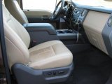 2011 Ford F250 Super Duty Lariat SuperCab 4x4 Adobe Two Tone Leather Interior