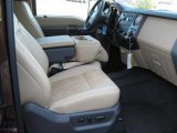 2011 Ford F250 Super Duty Lariat SuperCab 4x4 Adobe Two Tone Leather Interior