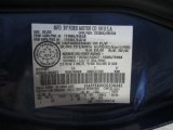 2002 Taurus Color Code for Blue Metallic - Color Code: R1