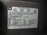 2011 GMC Sierra 3500HD SLT Crew Cab 4x4 Dually Info Tag