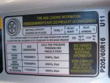 2010 Kia Rondo LX Info Tag