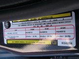 2009 Jeep Grand Cherokee Limited 4x4 Info Tag