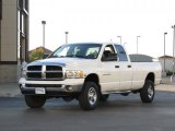 Bright White Dodge Ram 2500 in 2004