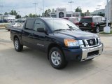 Navy Blue Metallic Nissan Titan in 2010