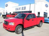 2008 Bright Red Ford F150 STX SuperCab 4x4 #37945926