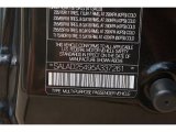 2005 Land Rover LR3 V8 SE Info Tag