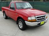 2000 Bright Red Ford Ranger XLT Regular Cab #37945970