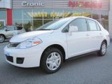 2011 Fresh Powder White Nissan Versa 1.8 S Sedan #37946008