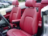 2009 Volkswagen New Beetle 2.5 Blush Edition Convertible Blush Red Leather Interior