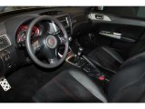 2010 Subaru Impreza WRX STi Black Alcantara/Carbon Black Leather Interior