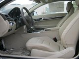 2011 Mercedes-Benz E 550 Coupe Almond/Mocha Interior