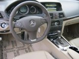 2011 Mercedes-Benz E 550 Coupe Almond/Mocha Interior