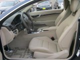 2011 Mercedes-Benz E 350 Coupe Almond/Mocha Interior