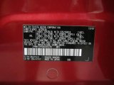 2008 RAV4 Color Code for Barcelona Red Pearl - Color Code: 3R3