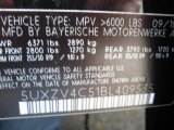 2011 BMW X5 xDrive 35i Info Tag