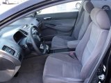 2007 Honda Civic LX Sedan Gray Interior