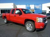 2011 Victory Red Chevrolet Silverado 1500 LT Extended Cab 4x4 #38009957