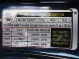 2008 Hyundai Tiburon GT Info Tag