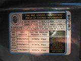 2009 Hyundai Santa Fe SE 4WD Info Tag