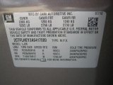 2010 GMC Terrain SLT Info Tag