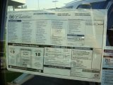2011 Cadillac Escalade Platinum AWD Window Sticker