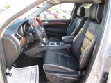 2011 Jeep Grand Cherokee Overland Black Interior