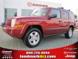 2006 Inferno Red Pearl Jeep Commander  #38076310