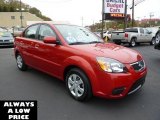 2010 Tropical Red Kia Rio LX Sedan #38075951