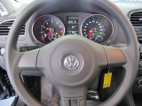 2011 Volkswagen Jetta S SportWagen Steering Wheel