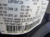 2005 PT Cruiser Color Code for Midnight Blue Pearl - Color Code: PB8