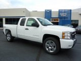 2011 Summit White Chevrolet Silverado 1500 LT Extended Cab 4x4 #38076402